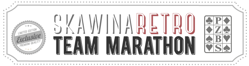 Skawina Retro Tewam Marathon (logo)